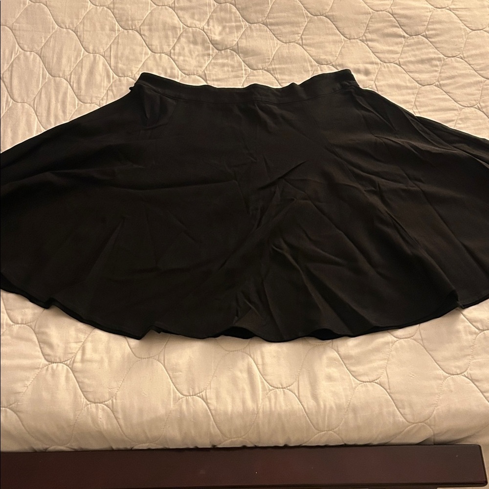Collectif Black A-Line Women’s Circle Skirt